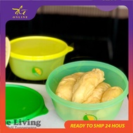 Tupperware 1.5L Ultimate Durian Keeper Set Yellow Light Green Hijau Bekas Durian Kampung Kawin D24 M