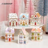 17JDZBISHOP Holiday Village Spice House, Cartoon Cute Village Spice House Jars, Desktop Decoration H