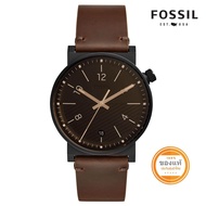 Fossil Barstow FS5507 FS5552 นาฬิกา Fossil ของแท้ ประกันศูนย์ไทย 1 ปี นาฬิกาผู้ชาย สายหนัง 12/24HR