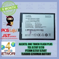 Alcatel 6042D one touch flash plus TLiS600 TCL S720T S720 P728M S725T S750T Battery 3200MAH Batery o