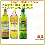 Min.1 Borges Cooking Oil (Exp: Aug2026) Olive Virgin Extra Light Grapeseed High Temp / AppleBear