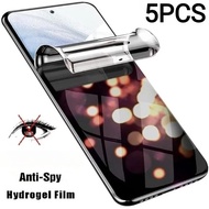 5PCS Anti Spy Privacy Soft Hydrogel Film For itel A95 A90 A80 A70 A60 Limited Anti Blue Light HD Scr