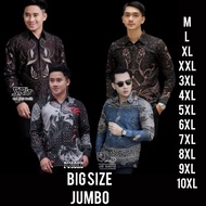 MEN'S SHIRT LONG-SLEEVED BATIK SHIRT BIG JUMBO SIZE MLXL.XXL.3XL.4XL.5XL.6XL.7XL.8XL.9XL.10XL men's 