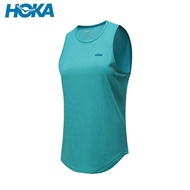 HOKA ONE ฤดูร้อนกีฬากลางแจ้งเสื้อกล้ามแห้งเร็วผู้หญิงออกกำลังกายมืออาชีพวิ่งหลวมระบายอากาศโยคะสวมเสื