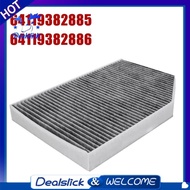 【Dealslick】64119382885 64119382886 Activated Carbon Cabin Filter Air Grid Filter for BMW G21 G01 G02 G42 G87 Spare Parts Parts