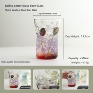 LOTUS BLUE | Blue Lotus Heat-Resistant Glass Cup