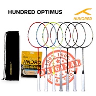 Original Hundred HNDRD 82Gm 32LBS Badminton Racket Ready to Use