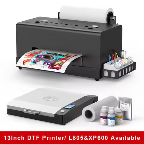 A3 DTF Printer Epson L805 XP600 Printhead Direct To Film DTF Printer for Clothes T-shirt Printing Ma