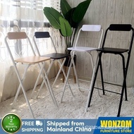 ++Bar Stool Foldable High Chair Iron Bar Chair Home Dining Chair LCN5***Bar Stool Foldable Design? N