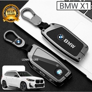 Metal Leather Remote Key Case Cover bmw X1 2024 2025