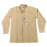 Baju Sekolah Kemeja Panjang Pengawas Warna Light Peach