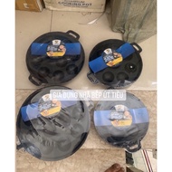 High quality non-stick cast iron banh khot mold with lid for 7 cakes, 8 cakes, 10 cakes, 12 cakes