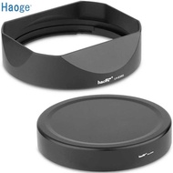Haoge Bayonet Sqre Hood for FE 50mm 35MM F1.4 GM Lens Shade with Metal Cap (SEL50F14GM)