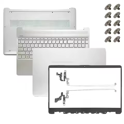 New For HP 15S-FQ 15S-FR 15S-EQ 15-EF 15-ER 15-DY TPN-Q222 Q230 LCD Back Cover Bezel Palmrest Bottto
