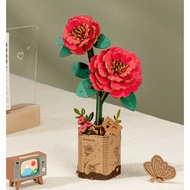 Red Camellia - Rowood - 3D Wooden Assembly Model