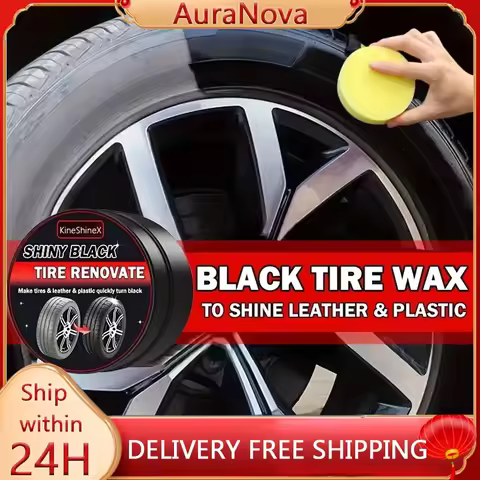 30g Tire Coating Wax Car Tire Retreading and Film Plating Cream Tire Shine Coating Wax Auto Rubber P