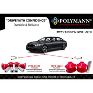 Polymann BMW 7 Series F01 / F02 (2008-2016) FRONT Control Arm & Upper Arm Polyurethane PU Bush (Not 