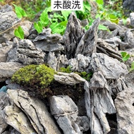 Miniature Bonsai Green Dragon Stone Small Block Acid Wash Microscopic Aquarium Landscape Natural Mos