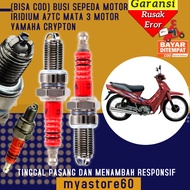 MATA (CAN PAY AT HOME) IRIDIUM POWER A7TC 3-EYE 3-FOOT RACING SPARK PLUG FOR YAMAHA CRYPTON MOTORCYC