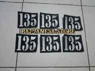 TERMURAH BORDILAN EMBLEM RX KING 135 UK PANJANG 12 LEBAR 9CM Aksesoris Bikers Buat di lengan Emblem 