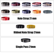 Watch strap nato Line 21mm overwrist