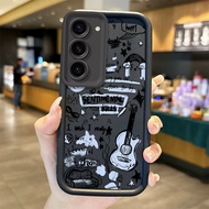Butterfly Guitar Music Phone Case For OPPO A17 A18 A36 A57 A77S A58 A60 A72 A78 A79 A80 A98 F 25 F27