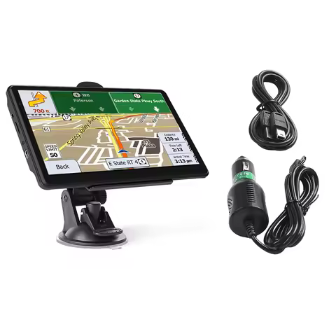 Car and Truck GPS Navigation System 7 Inch Display 8GB ROM 256MB Supports FM Transmitter and TF Card