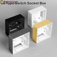 BEBETTFORM Switch Socket Box PVC Home Improvement Switch And Socket Apply Wall Surface Junction Box