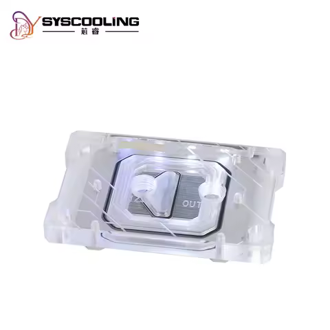 Syscooling CPU Water Cooling Block For AMD Ryzen 3 5 7 9 INTEL LGA1200 1700 ARGB lighting Synchronou