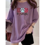 2G9793 T shirt Women Clothes Tshirt Blouse T shirt Plus Size Tshirt Women's Half Sleeve Ba