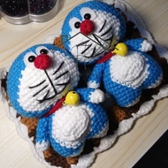 GANTUNGAN Doraemon Doraemon | Knitted Doll | Keychain