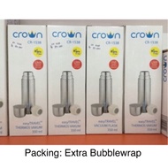 TERMOS CROWN Thermos 350ml Hot Water Thermos/ Cold/ 350 EasyTravel VacuumML + Free Bubble Wrap