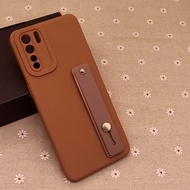 Carristo Oppo A91 / Reno 3 4G Simple Back Silicone Case with I-Ring Ring Soft TPU Cover Casing Phone