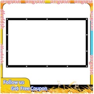 【D&F】16:9 Simple Projector Curtain 150 Inch Portable HD Display Screen Home Cinema Theater Movie Out