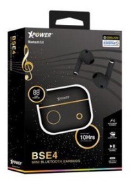 XPOWER - XPOWER - <黑色> BSE4 迷你藍牙5.0 LED顯示耳機