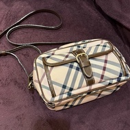 BURBERRY Nova 格紋相機包