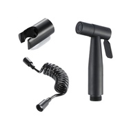 Stainless Steel Black Toilet Bidet Spray Set Handheld  Bathroom Sprayer Cleaning Washing Gardening