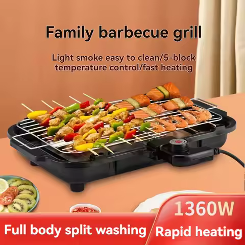 Smokeless Electric Barbecue Korean Non-stick Electric Barbecue Grill Electric Grill Grill Barbecue M