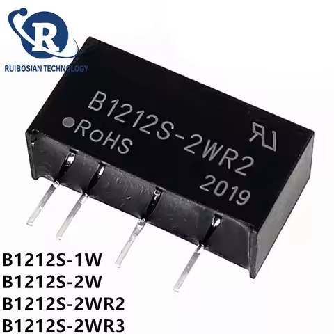 1Pieces B1212S B1212S-1W B1212S-2W B1212S-2WR2 B1212S-2WR3 DIP B1212 Switching power supply module