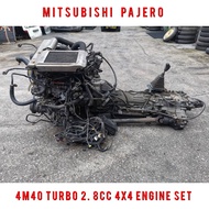 Mitsubishi Pajero 4M40 Turbo 2.8cc Engine Complete Set / Enjin Set