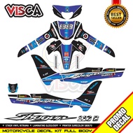 Striping Shogun 110 R  - Stiker Sticker Striping Variasi Lis Suzuki Shogun 110 R - Striping Hologram