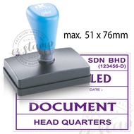 AE (51x76mm) - AE Gel Stamp / Pre-inked Stamp / Custom Made Personalized Stamp (Waterproof)