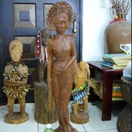 巴里島美女木雕~巴里島木雕~(1件10000自取)~原住民木雕~印尼木雕~設計創作~手工設計藝術~裝置藝術裝潢