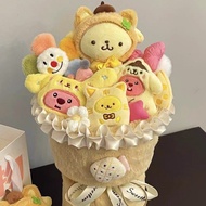 布丁狗 畢業 情人節 花束 公仔 布甸狗 pompompurin 送禮 生日 禮物 週年 紀念 生日禮物 畢業花束