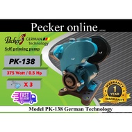 [GERMAN TECHNOLOGY] Pecker Automatic Self-Priming Water Pump PK138/GT400/GT370/NK550/NK500