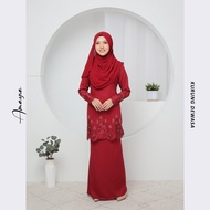 Habibi Boutique | Kurung Moden Amayra Maroon