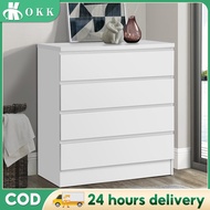 ❀✸✜4Tiers Drawer Chest Drawer Cabinet Drawer Cabinet Durabox Cabinet Drawer Zooey Wooden Drawer Cabi