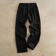 Men's Casual Striped Print Pocket Pants Striped Textured Pants Summer Wardrobe Essentials Casual Out