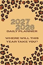 Undated Daily Planner 2026–2027 – Leopard Print Productivity & Wellness Planner: 365-Day To-Do List,