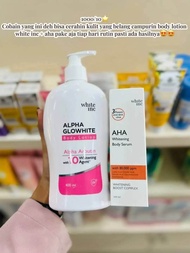 alpha GLOWHITE BODY lotion white inc aha